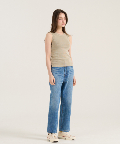 LEVHEARTED(レブハティッド)の「プリモスリーブレス - ベージュ(Tシャツ/カットソー・レディース・Beige・FREE)」の3枚目の写真
