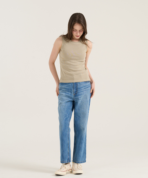 LEVHEARTED(レブハティッド)の「プリモスリーブレス - ベージュ(Tシャツ/カットソー・レディース・Beige・FREE)」の4枚目の写真