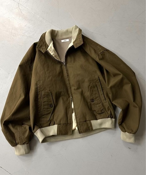 Perushu(ペルーシュ)の「Vintagelike Double Pocket Jacket/ヴィンテージライクダブルジップジャケット(ブルゾン・メンズ・ブラウン/ブラック/ブルーグレー・LARGE/MEDIUM/SMALL)」の3枚目の写真