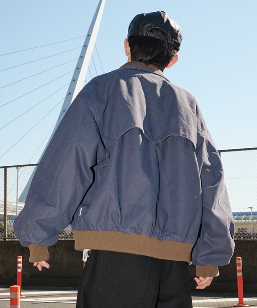 Perushu(ペルーシュ)の「Vintagelike Double Pocket Jacket/ヴィンテージライクダブルジップジャケット(ブルゾン・メンズ・ブラウン/ブラック/ブルーグレー・LARGE/MEDIUM/SMALL)」の12枚目の写真