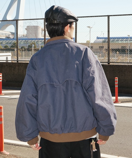 Perushu(ペルーシュ)の「Vintagelike Double Pocket Jacket/ヴィンテージライクダブルジップジャケット(ブルゾン・メンズ・ブラウン/ブラック/ブルーグレー・LARGE/MEDIUM/SMALL)」の14枚目の写真