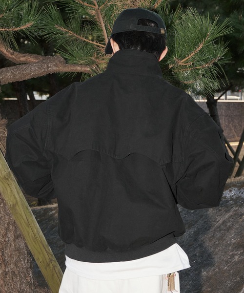 Perushu(ペルーシュ)の「Vintagelike Double Pocket Jacket/ヴィンテージライクダブルジップジャケット(ブルゾン・メンズ・ブラウン/ブラック/ブルーグレー・LARGE/MEDIUM/SMALL)」の5枚目の写真