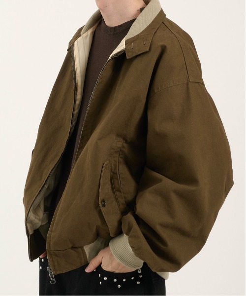 Perushu(ペルーシュ)の「Vintagelike Double Pocket Jacket/ヴィンテージライクダブルジップジャケット(ブルゾン・メンズ・ブラウン/ブラック/ブルーグレー・LARGE/MEDIUM/SMALL)」の17枚目の写真