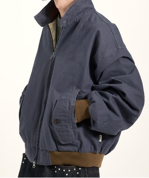 Perushu(ペルーシュ)の「Vintagelike Double Pocket Jacket/ヴィンテージライクダブルジップジャケット(ブルゾン・メンズ・ブラウン/ブラック/ブルーグレー・LARGE/MEDIUM/SMALL)」の7枚目の写真
