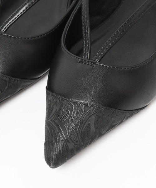 HARE(ハレ)の「ジャガードキリカエフラットパンプス(HARE)(パンプス・レディース・ブラック・MEDIUM/LARGE)」の12枚目の写真