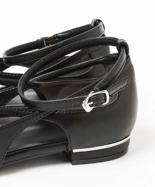 HARE(ハレ)の「ジャガードキリカエフラットパンプス(HARE)(パンプス・レディース・ブラック・MEDIUM/LARGE)」の14枚目の写真