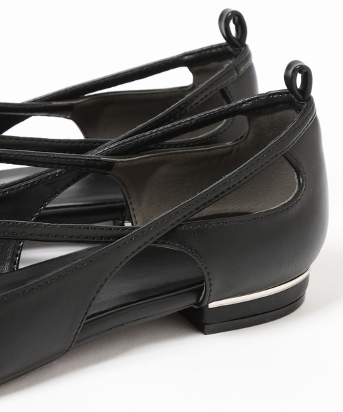 HARE(ハレ)の「ジャガードキリカエフラットパンプス(HARE)(パンプス・レディース・ブラック・MEDIUM/LARGE)」の16枚目の写真