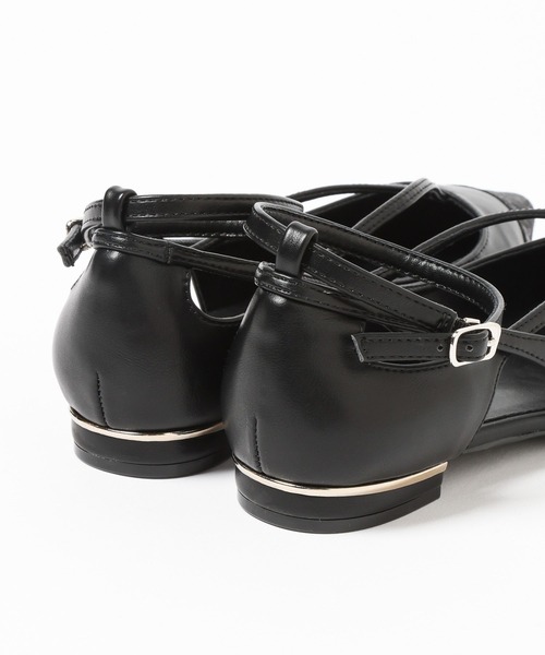 HARE(ハレ)の「ジャガードキリカエフラットパンプス(HARE)(パンプス・レディース・ブラック・MEDIUM/LARGE)」の19枚目の写真