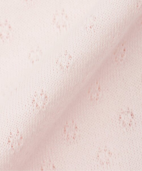 sense of wonder（センスオブワンダー）の「サークル天竺ボレロ（カーディガン/ボレロ・キッズ・オフホワイト/ピンク・110cm/100cm/90cm/80ｃｍ/130cm/120cm）」の7枚目の写真