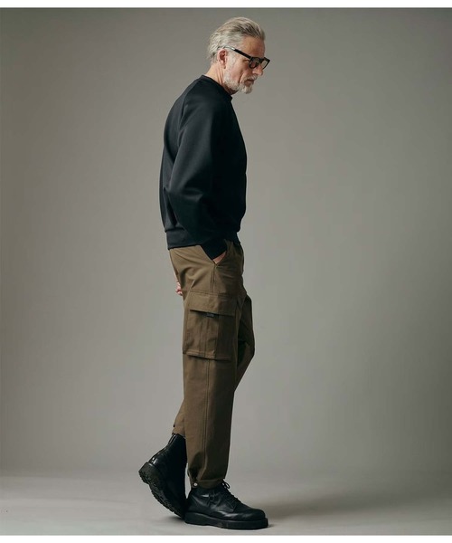 junhashimoto（ジュンハシモト）の「TUCK SWEAT（Tシャツ/カットソー・メンズ・ブラック/グレイッシュブルー・5/4/2）」の3枚目の写真