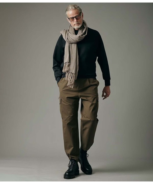 junhashimoto（ジュンハシモト）の「TUCK SWEAT（Tシャツ/カットソー・メンズ・ブラック/グレイッシュブルー・5/4/2）」の4枚目の写真