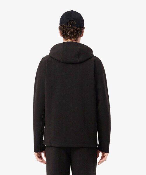 LACOSTE(ラコステ)の「ダブルフェイススウェットジップフーディー(パーカー・メンズ・ブラック/グレー・5/3/4)」の11枚目の写真