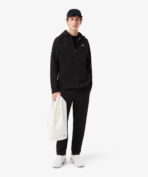 LACOSTE(ラコステ)の「ダブルフェイススウェットジップフーディー(パーカー・メンズ・ブラック/グレー・5/3/4)」の16枚目の写真