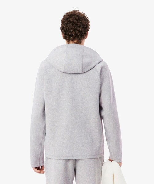 LACOSTE(ラコステ)の「ダブルフェイススウェットジップフーディー(パーカー・メンズ・ブラック/グレー・5/3/4)」の5枚目の写真