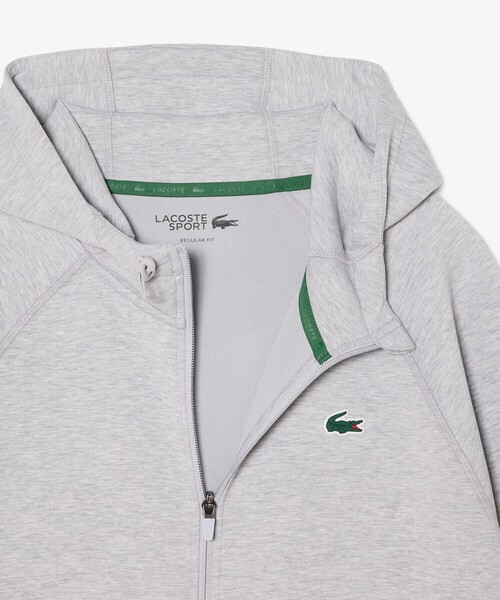 LACOSTE(ラコステ)の「ダブルフェイススウェットジップフーディー(パーカー・メンズ・ブラック/グレー・5/3/4)」の7枚目の写真