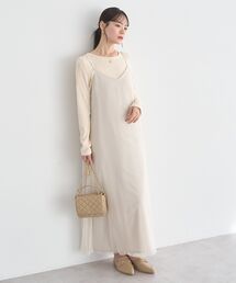 earth music&ecology（アースミュージックアンドエコロジー）の「SET2点チュール＆キャミワンピース（ワンピース）」