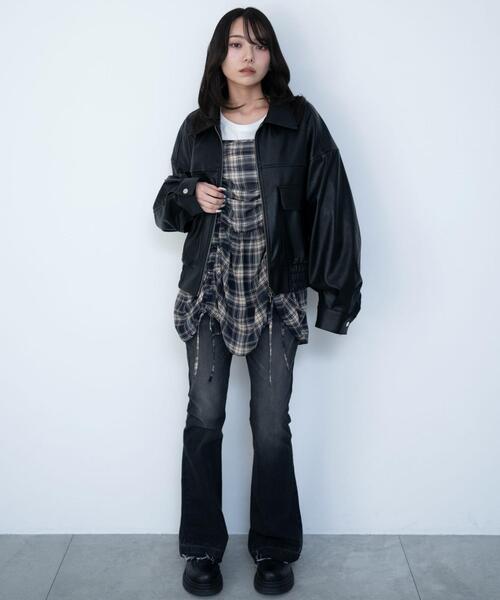 WEGO（ウィゴー）の「WEGO/【26年春夏新作】ドロストデザインキャミワンピース（ワンピース・レディース・その他1/その他2/ブルー系その他2/ブラック系その他2/ホワイト・FREE）」の8枚目の写真