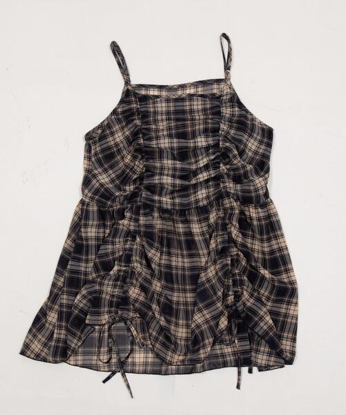 WEGO（ウィゴー）の「WEGO/【26年春夏新作】ドロストデザインキャミワンピース（ワンピース・レディース・その他1/その他2/ブルー系その他2/ブラック系その他2/ホワイト・FREE）」の17枚目の写真