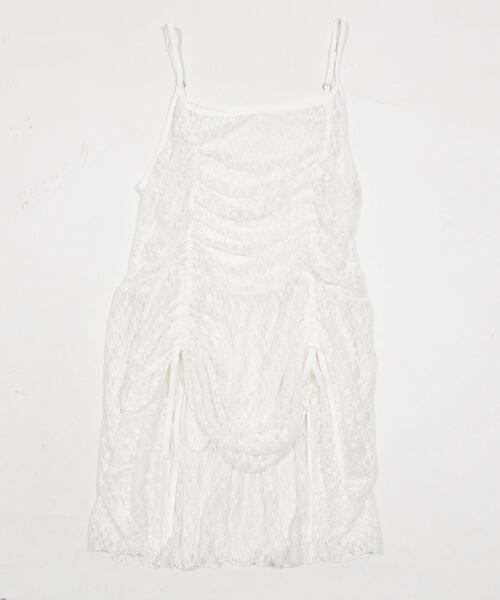 WEGO（ウィゴー）の「WEGO/【26年春夏新作】ドロストデザインキャミワンピース（ワンピース・レディース・その他1/その他2/ブルー系その他2/ブラック系その他2/ホワイト・FREE）」の15枚目の写真