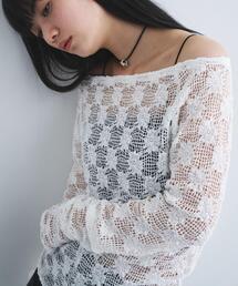 CODE A | floral lace tops(Tシャツ/カットソー)