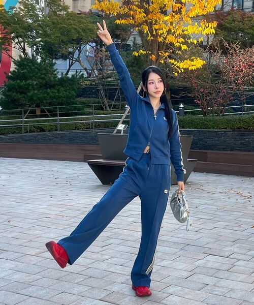 URBANAGE(アーバンエイジ)の「アセンティックライントラックパンツ_ブルー(スウェットパンツ・レディース・その他・MEDIUM/LARGE/X-LARGE/WS)」の8枚目の写真