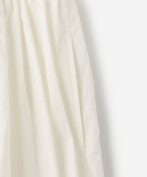 HAVERSACK（ハバーザック）の「HAVERSACK | 〈別注〉長袖 シャツワンピース WOMEN（ワンピース・レディース・ホワイト/ネイビー・0）」の8枚目の写真