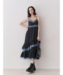 jouetie | レースドッキングフリルキャミワンピース(ワンピース)