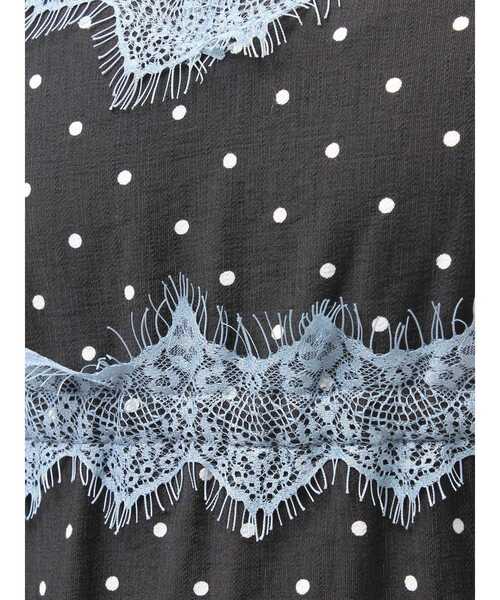 jouetie（ジュエティ）の「レースドッキングフリルキャミワンピース（ワンピース・レディース・グレー/ブルー/ブラック・MEDIUM）」の10枚目の写真
