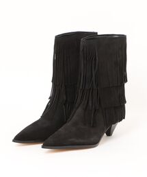 MICHAEL KORS | JAYLA スエード フリンジ ブーティ(ブーツ)