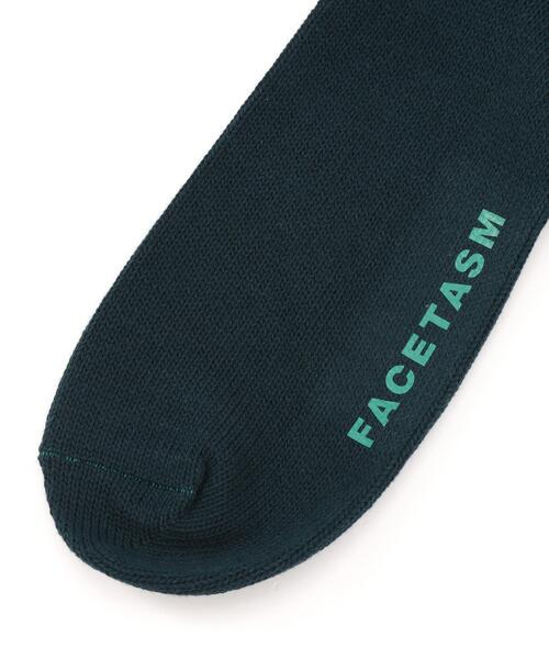 FACETASM(ファセッタズム)の「FACETASM/ファセッタズム/2P RIB SOCKS /2P リブソックス(ソックス/靴下・メンズ・ネイビー/ホワイト・F)」の5枚目の写真