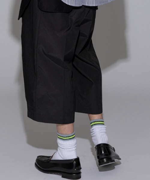 FACETASM（ファセッタズム）の「FACETASM/ファセッタズム/2P RIB SOCKS /2P リブソックス（ソックス/靴下・メンズ・ネイビー/ホワイト・F）」の13枚目の写真