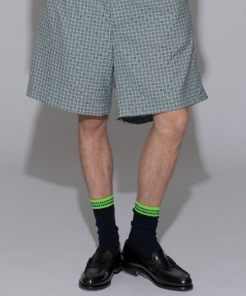 FACETASM（ファセッタズム）の「FACETASM/ファセッタズム/2P RIB SOCKS /2P リブソックス（ソックス/靴下・メンズ・ネイビー/ホワイト・F）」の10枚目の写真