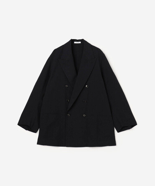 Bshop(ビショップ)の「CHEMISE D'ADAM | 〈別注〉ダブルブレスト シャツジャケット WOMEN(テーラードジャケット・レディース・ブラック・36/38)」の3枚目の写真