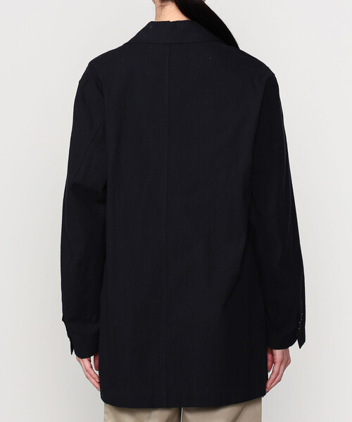 Bshop(ビショップ)の「CHEMISE D'ADAM | 〈別注〉ダブルブレスト シャツジャケット WOMEN(テーラードジャケット・レディース・ブラック・36/38)」の12枚目の写真