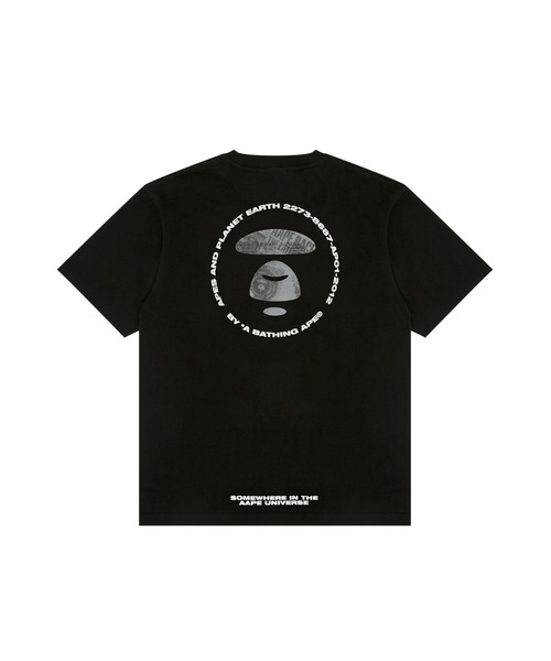 AAPE BY A BATHING APE（エーエイプバイアベイシングエイプ）の「AAPE BASIC TEE（Tシャツ/カットソー・メンズ・ブラック/ホワイト・LARGE/X-LARGE/MEDIUM/XX-LARGE/XXX-LARGE/SMALL）」の2枚目の写真