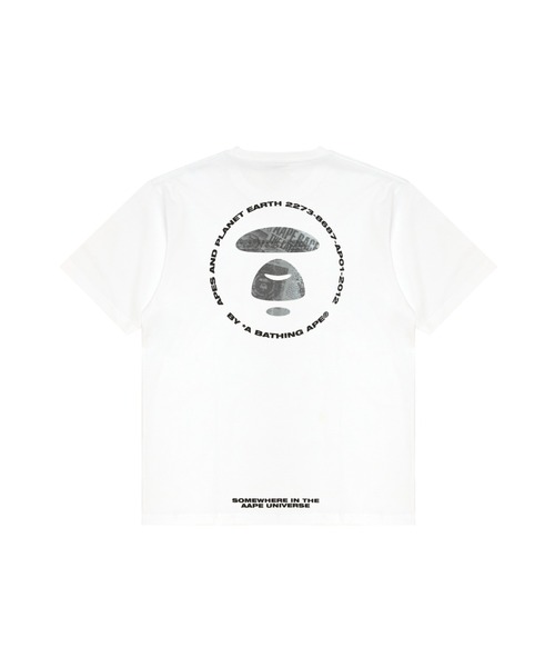AAPE BY A BATHING APE（エーエイプバイアベイシングエイプ）の「AAPE BASIC TEE（Tシャツ/カットソー・メンズ・ブラック/ホワイト・LARGE/X-LARGE/MEDIUM/XX-LARGE/XXX-LARGE/SMALL）」の3枚目の写真