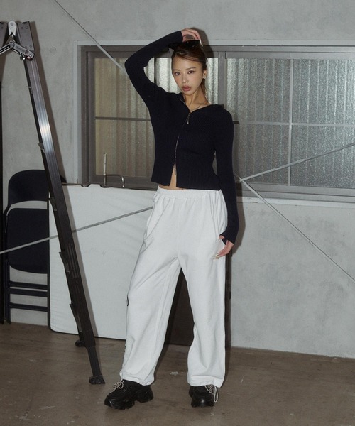 Wジップリブニットパーカー（ニット/セーター）｜d.i.a.（ダイヤ）の