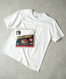 "05"≪FRUIT OF THE LOOM≫パックT 7.0oz ヘビーウェイト Tシャツ(胸ポケットあり)