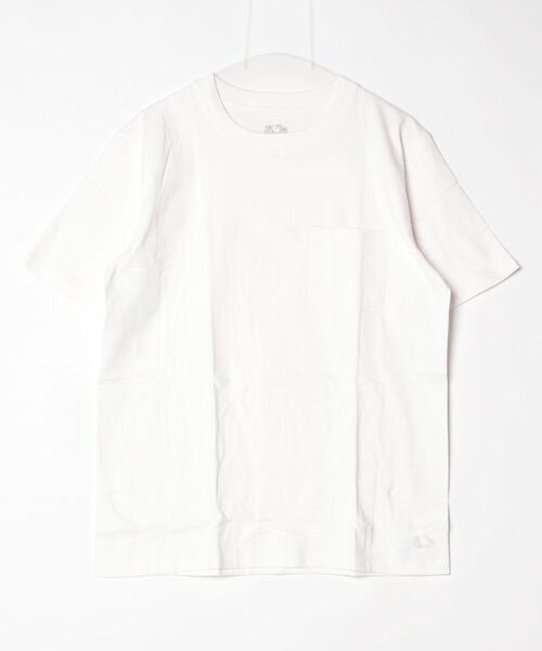FRUIT OF THE LOOM（フルーツオブザルーム）の「"05"≪FRUIT OF THE LOOM≫パックT 7.0oz ヘビーウェイト Tシャツ(胸ポケットあり)（Tシャツ/カットソー・メンズ・ブラック/オフホワイト・LARGE/MEDIUM/X-LARGE）」の3枚目の写真