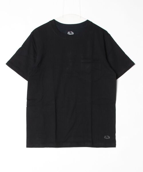 FRUIT OF THE LOOM（フルーツオブザルーム）の「"05"≪FRUIT OF THE LOOM≫パックT 7.0oz ヘビーウェイト Tシャツ(胸ポケットあり)（Tシャツ/カットソー・メンズ・ブラック/オフホワイト・LARGE/MEDIUM/X-LARGE）」の4枚目の写真