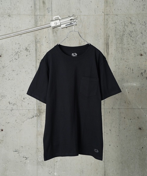 FRUIT OF THE LOOM（フルーツオブザルーム）の「"05"≪FRUIT OF THE LOOM≫パックT 7.0oz ヘビーウェイト Tシャツ(胸ポケットあり)（Tシャツ/カットソー・メンズ・ブラック/オフホワイト・LARGE/MEDIUM/X-LARGE）」の13枚目の写真
