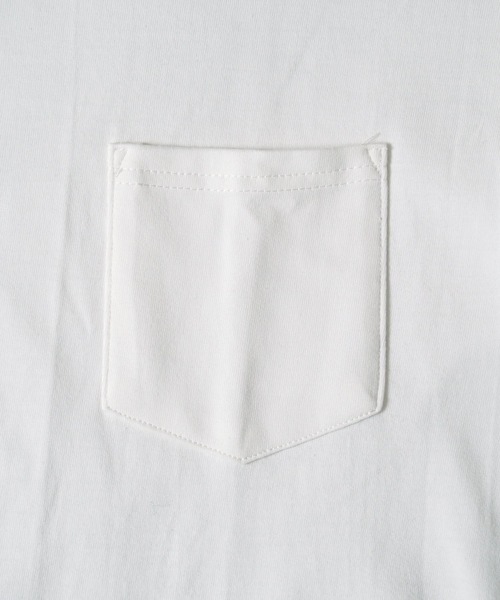 FRUIT OF THE LOOM（フルーツオブザルーム）の「"05"≪FRUIT OF THE LOOM≫パックT 7.0oz ヘビーウェイト Tシャツ(胸ポケットあり)（Tシャツ/カットソー・メンズ・ブラック/オフホワイト・LARGE/MEDIUM/X-LARGE）」の16枚目の写真