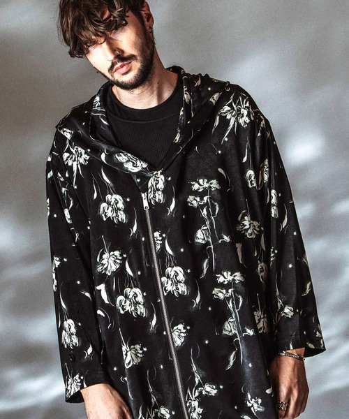NO ID.(ノーアイディ)の「【NO ID.】Riders ZIP Hooded Coat / ライダース ジップ フードコート(モッズコート・メンズ・その他5/ブラック/その他22・ONE SIZE)」の3枚目の写真