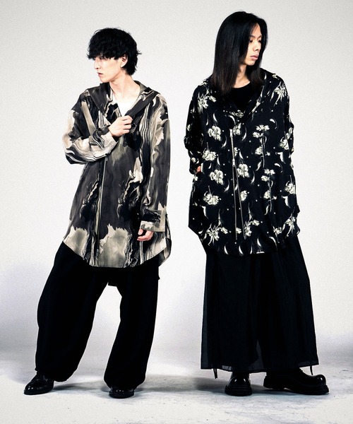 NO ID.(ノーアイディ)の「【NO ID.】Riders ZIP Hooded Coat / ライダース ジップ フードコート(モッズコート・メンズ・その他5/ブラック/その他22・ONE SIZE)」の16枚目の写真