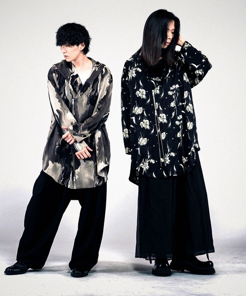 NO ID.(ノーアイディ)の「【NO ID.】Riders ZIP Hooded Coat / ライダース ジップ フードコート(モッズコート・メンズ・その他5/ブラック/その他22・ONE SIZE)」の17枚目の写真