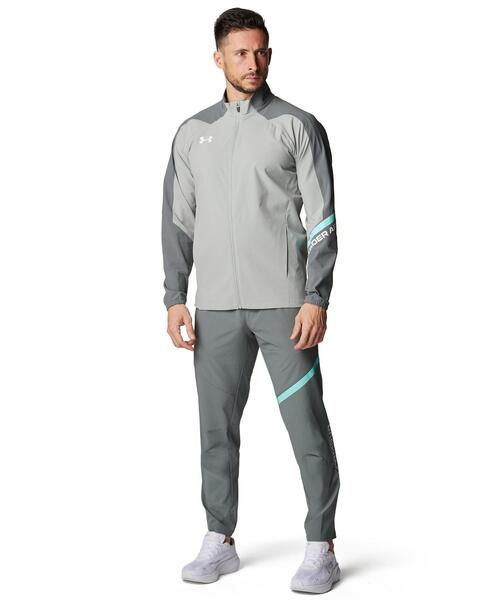 UNDER ARMOUR(アンダーアーマー)の「UAウーブン フルジップ ジャケット(トレーニング/メンズ)(その他アウター・メンズ・グレー系その他・M/XL/L/2XL/S)」の3枚目の写真