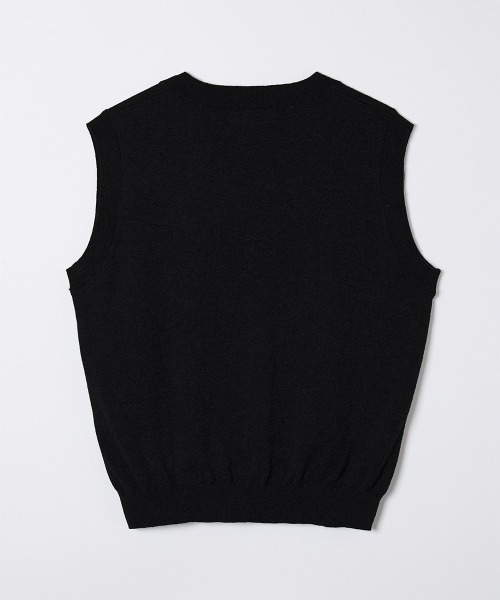 soduk(スドーク)の「【soduk】26SS新作 notch notch vest / ノッチノッチベスト(ベスト・レディース・ブラック/グレー/レッド・ONE SIZE)」の8枚目の写真