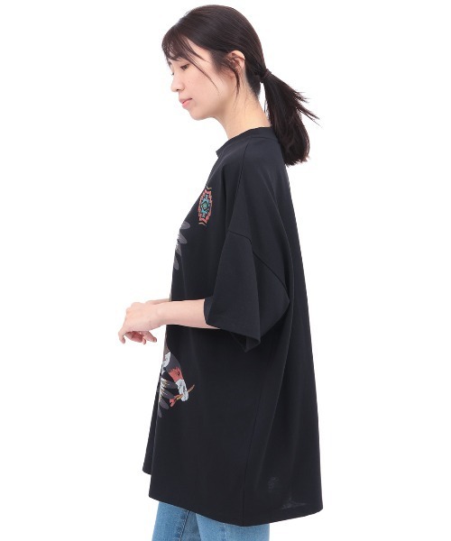 チチカカ(チチカカ)の「カッチーナプリントTシャツ(Tシャツ/カットソー・レディース・その他1/ブラック/アイボリー・FREE)」の10枚目の写真
