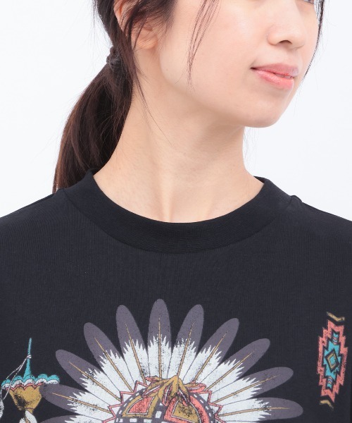 チチカカ(チチカカ)の「カッチーナプリントTシャツ(Tシャツ/カットソー・レディース・その他1/ブラック/アイボリー・FREE)」の12枚目の写真