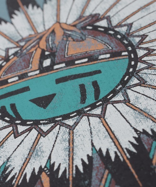 チチカカ(チチカカ)の「カッチーナプリントTシャツ(Tシャツ/カットソー・レディース・その他1/ブラック/アイボリー・FREE)」の18枚目の写真